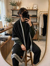 Wool Velvet Shine Stole
