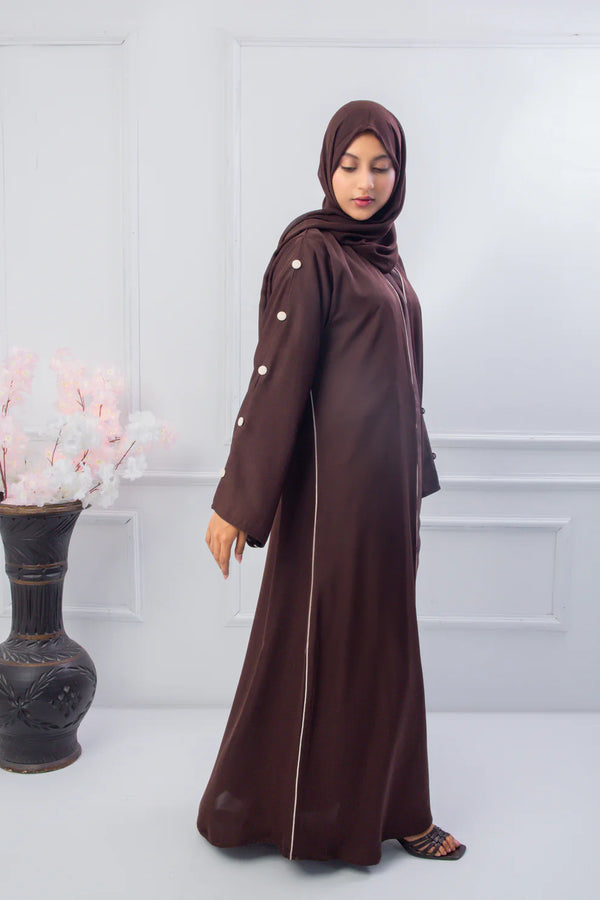 Meadow Abaya with hijab