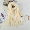 Premium Wool Stole Offwhite