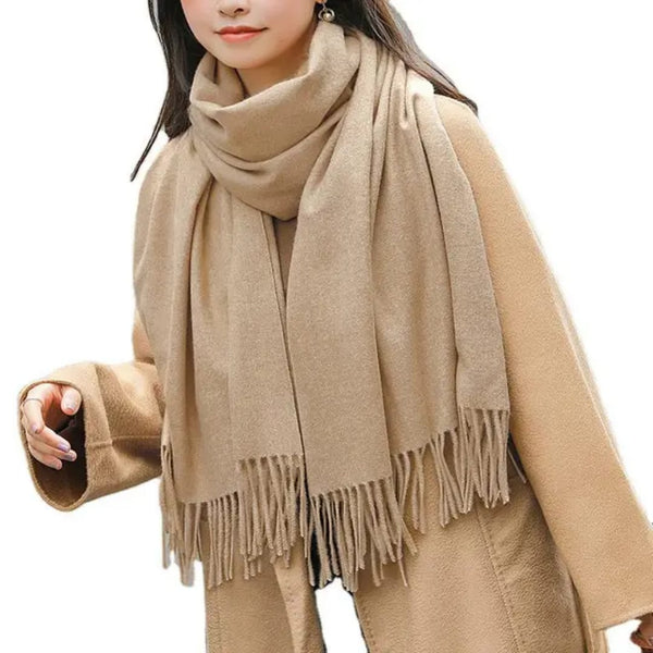 Premium Wool Stole - Lvory
