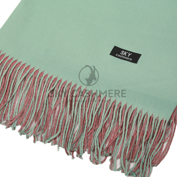 Sky Twotone Stole- Seagreen