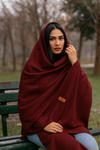 WOOL PLAIN SHAWLS