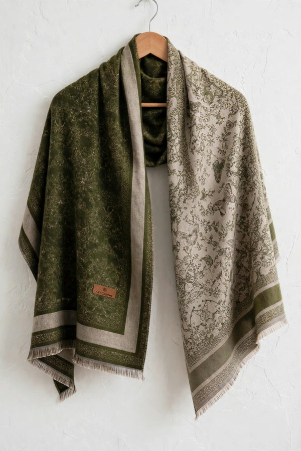Wool Velvet Shine Stole