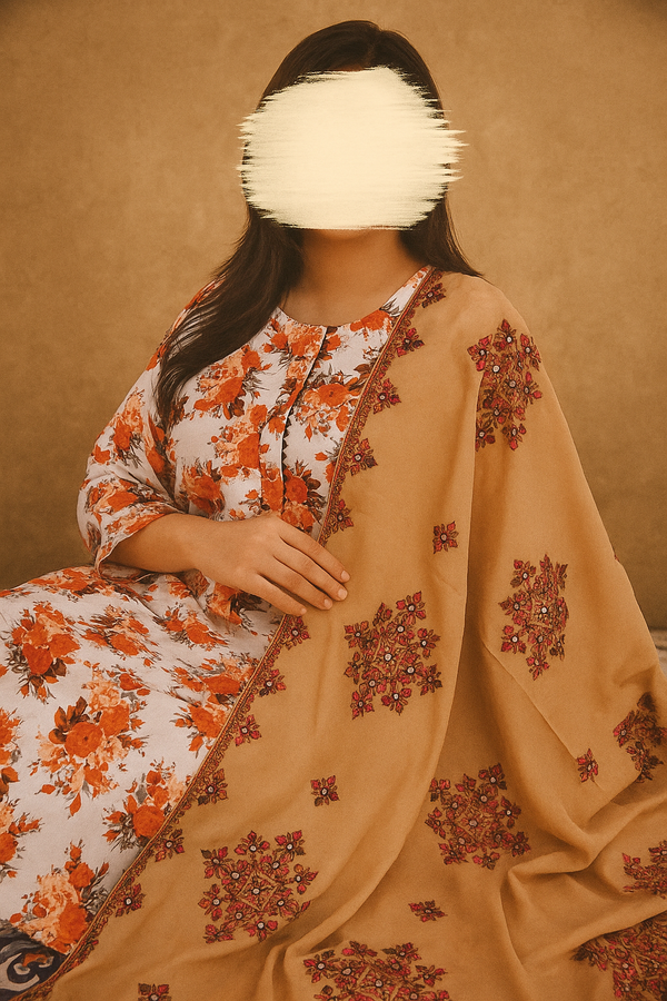 Premium Swiss Lawn Shawl