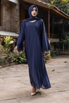 Coco Blue Cutwork Abaya