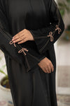 Elegant black coco abaya