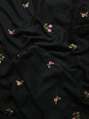 Embroidered Namaz Chaddar - Black D11