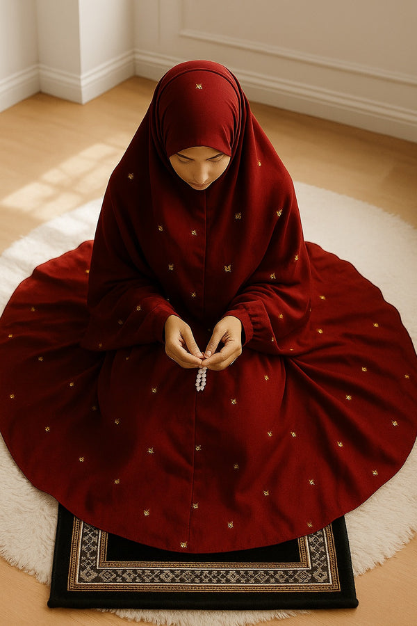 EMBROIDERED NAMAZ CHADDAR