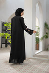 Elegant black coco abaya