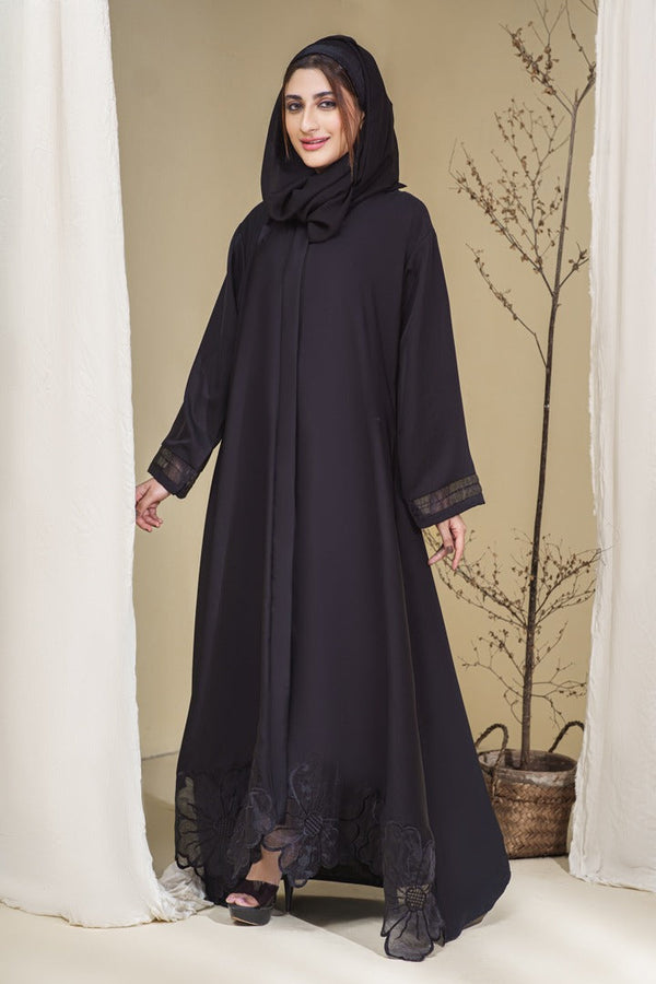 Black Celestial Abaya