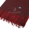 Sky Two tone Stole - Red & Maroon