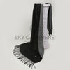 Sky Twotone Stole - Black