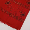 Turkish lawn hijab block print - Carmine