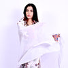 Plain Georgette - White